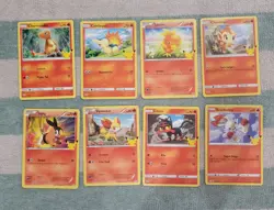 McDonald's POKEMON 25th Anniversary Complete set 2021 non - holo cards 25/25 - Image 3