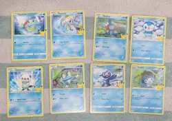 McDonald's POKEMON 25th Anniversary Complete set 2021 non - holo cards 25/25 - Image 4