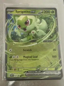 Sprigatito ex 087 SV: Scarlet & Violet Promo Cards Promo NM - Image 1