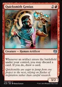 1x Quicksmith Genius - Foil MTG Kaladesh NM Magic Foil - Image 1