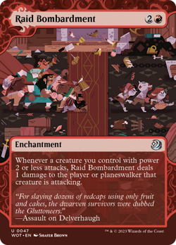Raid Bombardment #47 | NM | Wilds of Eldraine: Enchanting Tales WOT | Magic MTG - Image 1