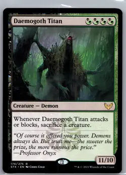 Daemogoth Titan R Strixhaven: School of Mages 174 NM Normal - Image 1