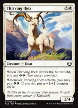 1x Thriving Ibex - Foil MTG Kaladesh NM Magic Foil - Image 1
