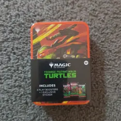 Magic: The Gathering Teenage Mutant Ninja Turtles Tin [Michelangelo] 3 Boosters - Image 1