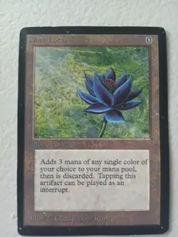 MTG Collectors Edition Black Lotus Damaged - Image 1
