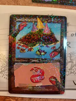 🌟🎊 Mountain Pool Party FOIL MTG Secret Lair Marvel Deadpool 🌟🎊 Pack2 Sleeve - Image 1