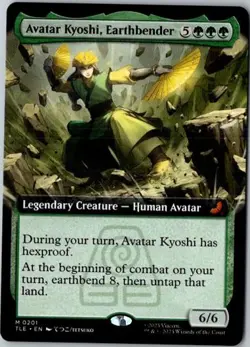 MTG, Avatar Kyoshi, Earthbender (Extended Art) NM Avatar TLA - Image 1
