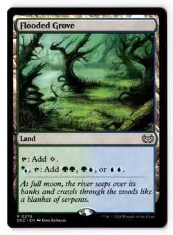 Flooded Grove 276 Commander: Duskmourn: House of Horror NM - Image 1