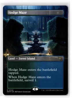 Hedge Maze (Borderless) 326 Murders at Karlov Manor Normal NM - Image 1