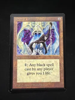 Magic The Gathering: Beta Throne of Bone MTG Beta - Image 1