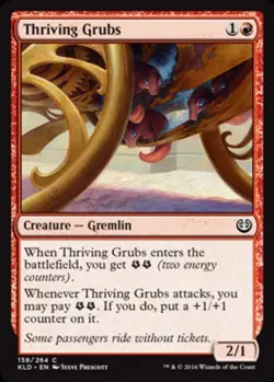 1x Thriving Grubs - Foil MTG Kaladesh NM Magic Foil - Image 1
