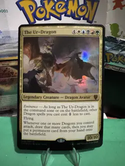 Magic the Gathering: The Ur-Dragon Oversized Foil Commander 2017 048/309 M - Image 1