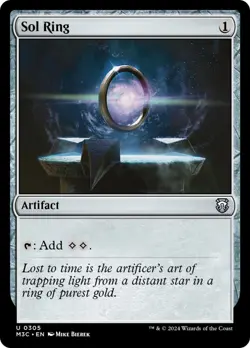 MTG Sol Ring [Modern Horizons 3 Commander] Near Mint Magic - Image 1