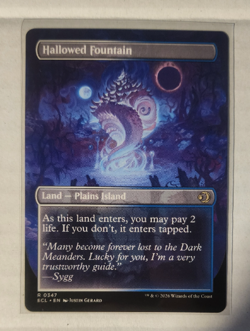 HALLOWED FOUNTAIN - Borderless - Lorwyn Eclipsed - MTG Rare #347 - Image 2