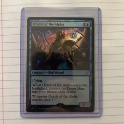 MTG Oracle of the Alpha NM-Mint Mystery Booster 2 MB2 Foil Magic The Gathering - Image 1