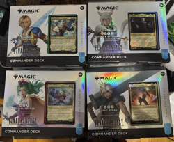 MTG Final Fantasy Collectors Edition Commander Deck Set Of 4 Magic UNSEALED CASE - Image 1