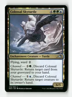 Colossal Skyturtle - Kamigawa Neon Dynasty - #216 - Non-Foil - NM - MTG - Image 1