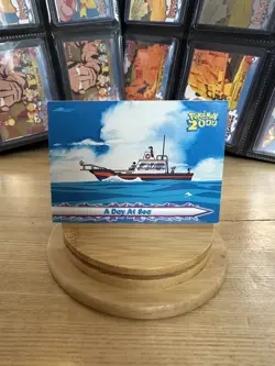 A Day at Sea Topps Pokemon 2000 Movie Blue Logo - Image 1