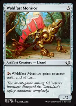 1x Weldfast Monitor - Foil MTG Kaladesh NM Magic Foil - Image 1
