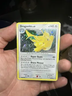 Pokemon TCG Dragonite 2/146 Holo Legends Awakened Heavily Played SUPER Rare OOP - Image 1