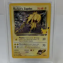 Pokemon Rocket's Zapdos Celebrations Classic Collection Holo 15/132 English 2021 - Image 2