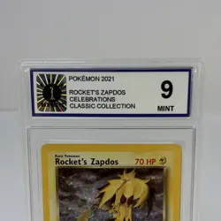 Pokemon Rocket's Zapdos Celebrations Classic Collection Holo 15/132 English 2021 - Image 3