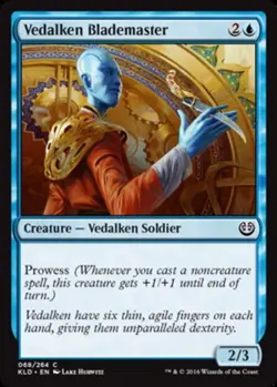 1x Vedalken Blademaster - Foil MTG Kaladesh NM Magic Foil - Image 1