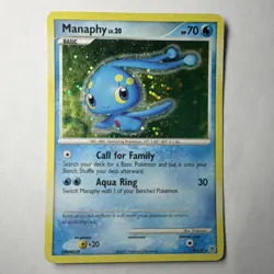 Manaphy 9/130 Diamond & Pearl Holo Rare Pokemon TCG - Image 1