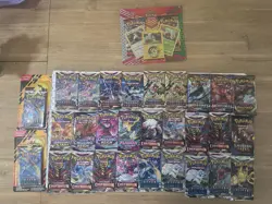 Sealed Pokemon Sword and Shield - 27 Packs + 3 Sealed (33 Total booster packs) - Image 1
