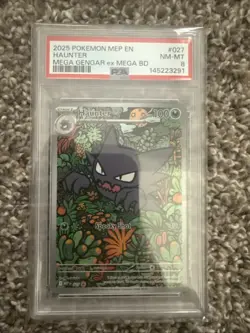 Pokemon Black Star Promo #027 Haunter Mega Gengar ex Battle Deck PSA 8 Card - Image 1