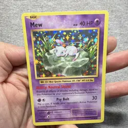 Pokemon Mew 53/108 Evolutions Holo Rare 40 HP Psy Bolt English 2016 - Image 1