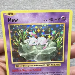 Pokemon Mew 53/108 Evolutions Holo Rare 40 HP Psy Bolt English 2016 - Image 2