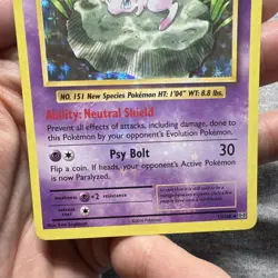 Pokemon Mew 53/108 Evolutions Holo Rare 40 HP Psy Bolt English 2016 - Image 3