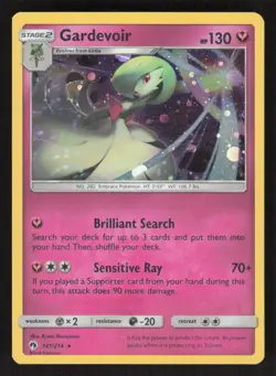 Pokemon TCG SM - Lost Thunder Holo Gardevoir #141/214 - Image 1