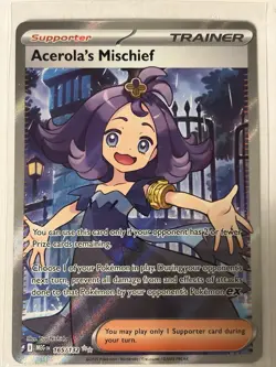Pokemon mega evolution MEG acerola's mischief 165/132 Full Art Ultra Rare NM - Image 1