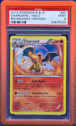 2012 POKEMON B&W BOUNDARIES CROSSED #20 CHARIZARD-HOLO PSA 9 - Image 1