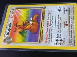 Dragonite #19 Non Holo Fossil Set, Pokemon Vintage 1999 Kagemaru Himeno NM - Image 4