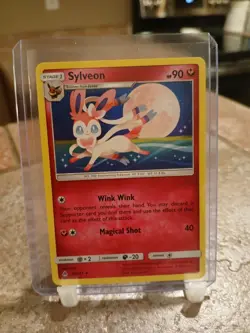 Pokemon TCG Sylveon Forbidden Light 87/131 Regular Rare (LP) - Image 1