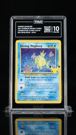 2021 Pokemon Sword & Shield Celebrations Classic 66 Shining Magikarp TAG 10 - Image 1