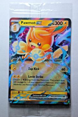 SEALED Pokemon Pawmot ex 073/197 Obsidian Flames Double Rare Holo Promo - Image 1