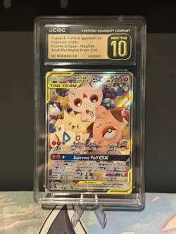 Pokemon Togepi Cleffa & Igglybuff Tag Team GX 143a/236 CGC Pristine 10 No PSA 10 - Image 3