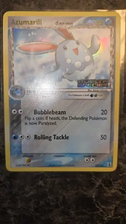 Pokemon TCG Azumarill EX Delta Species 19/113 Stamped Reverse Holo Rare!💧💧✨ - Image 1