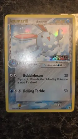Pokemon TCG Azumarill EX Delta Species 19/113 Stamped Reverse Holo Rare!💧💧✨ - Image 3