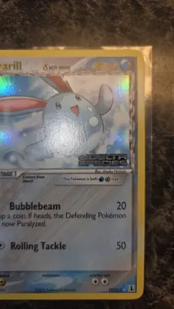 Pokemon TCG Azumarill EX Delta Species 19/113 Stamped Reverse Holo Rare!💧💧✨ - Image 5