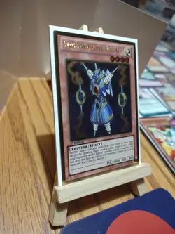 Yu-Gi-Oh Card Thunder King Rai-Oh PGLD-EN075 Gold Rare 1st Edition Collectible. - Image 2