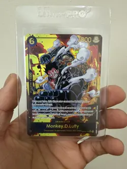 One Piece MONKEY.D.LUFFY Sec Royal Blood Alt Art OP10-118 Parallel English Luffy - Image 1