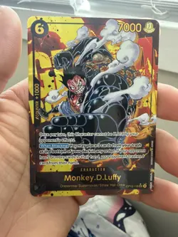 One Piece MONKEY.D.LUFFY Sec Royal Blood Alt Art OP10-118 Parallel English Luffy - Image 4