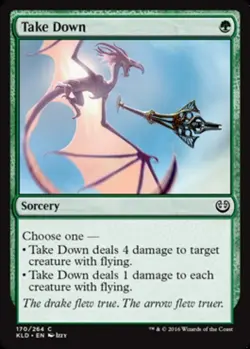 1x Take Down - Foil MTG Kaladesh NM Magic Foil - Image 1