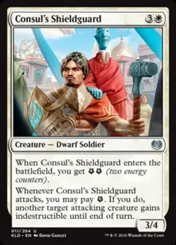 1x Consul's Shieldguard - Foil MTG Kaladesh NM Magic Foil - Image 1