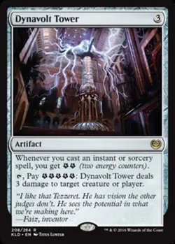1x Dynavolt Tower MTG Kaladesh NM Magic Regular - Image 1